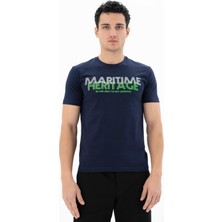 Ar-ma Erkek Slim Fit Bisiklet Yaka Tişört Y25344452201