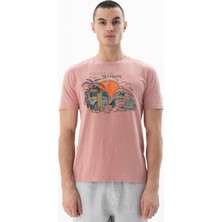 Ar-ma Erkek Regular Fit Parça Boyama Bisiklet Yaka Tişört Y25344490701