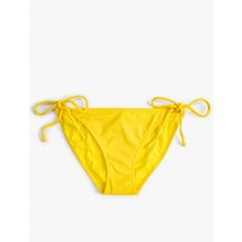 Koton Basic Bikini Altı Yanları Bağlama Detaylı Dokulu Normal Bel