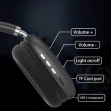 Fogy Earldom BH102 Mikrofonlu Kulak Üstü Kafa Üstü Bluetooth Kulaklık