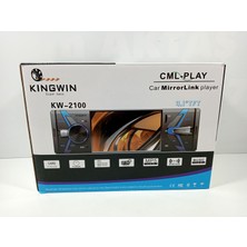 Kingwin Ekranlı Teyp – 4″ Bluetooth, Usb, Aux, Sd Card -Park Kamerası Hediyeli