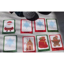 Xmas Flashcard: Memory And Matching Game: 80 Kartlı Yılbaşı Hafıza ve Eşleştirme Oyunu