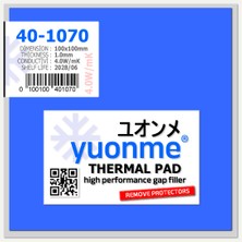 Yuonme Termal Ped / Thermal Pad 1.0mm 4.0W/MK 100X100MM 40-1070