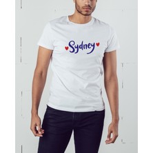 Prospettiva Erkek Beyaz Sydney / Sıdney Symbol T-Shırt