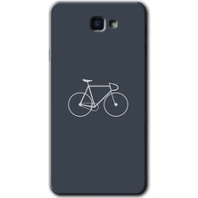 Gramaphone Galaxy J7 Prime 2 Kılıf Hd Desen Baskılı Arka Kapak + Kırılmaz Cam - Bike