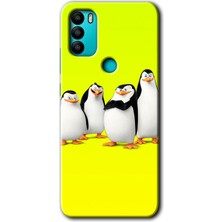 Gramaphone General Mobile Gm 21 Plus Kılıf Hd Desen Baskılı Arka Kapak - Penguenler