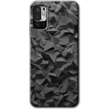 Gramaphone Redmi Note 10 5g Kılıf Hd Desen Baskılı Arka Kapak + Kırılmaz Cam - Dark Broke
