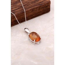 Sümer Telkari Renk Değiştiren Sultan Taşlı Gümüş Kolye 2104