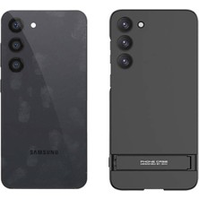 Wowacs Samsung Galaxy S23 Uyumlu Kılıf Dikey Yatay Standlı Mat Kamera Korumalı Telefon Kılıfı Kapak