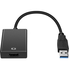 USB - HDMI Dişi Dönüştürücü Hd Adaptör Kablosu Dizüstü Bilgisayar Projektör Dönüştürücü Sürücüsü Ücretsiz (Yurt Dışından)