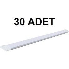 Helios Opto 36W Yatay Bant Armatür Beyaz Işık Rengi 30 Adet