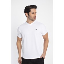 Crozwise V Yaka Erkek Spor T-Shirt - 7136