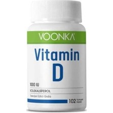 Voonka Vitamin D Içeren Takviye Edici Gıda 102 Kapsül