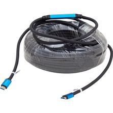 Powermaster Fully G-508B 40 Metre Düz Siyah Çipsetli + Çift Filtreli HDMI Kablo
