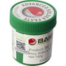 BAKU BK-5050 BK-E9160 150 GRAM BGA LEHİM MACUNU (63SN/37PB)