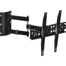 POWERMASTER PWR-522 PRO 39 - 55 HAREKETLİ LCD-LED TV SİYAH ASKI APARATI