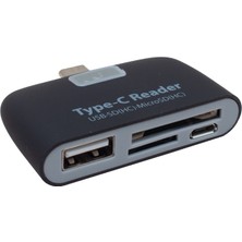 POWERMASTER PM-1644 USB TYPE-C 3.1 SD+TF KART OKUYUCU KİT