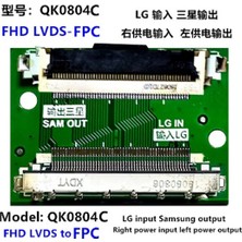 LCD PANEL FLEXİ REPAİR KART FHD LVDS TO FPC LG İN SAM OUT QK0804C