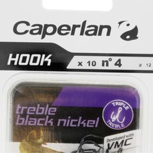 Decathlon Caperlan Üçlü Çarpma Iğne - Nikel - Siyah