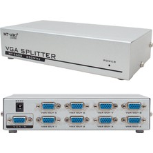POWERMASTER PM-2553 1920X1440 250 MHZ 8 PORT VGA DAĞITICI SPLITTER