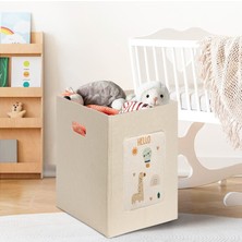 Homing Baskılı Büyük Boy Keçe Oyuncak ve Çamaşır Sepeti HMY-6391