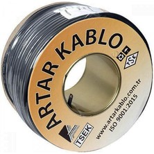 Artar Kablo Artar 2X025MM Stereo 1.kalite 100 Metre 80 No Mikrofon Kablosu