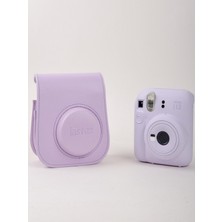 Fujifilm Instax Mini 12 Mor Fotoğraf Makinesi ve Albümlü Çantalı Hediye Seti 88