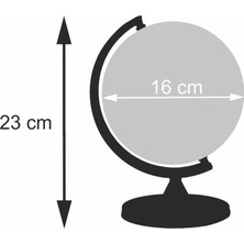 Artı  Siyasi Yerküre 16 cm