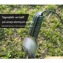 Maskot Kamp Dağcılık Kamp Kum Kazma Çok Fonksiyonlu Uygun Alüminyum Kürek Acil Durum Çadırı U-Şekilli Çivi (Yurt Dışından)