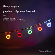 Maskot Açık Kamp LED Uyarı Işığı Çadır Gölgelik Güvenlik Sinyal Işığı (Yurt Dışından)