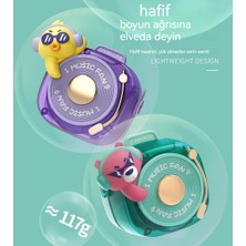 Maskot USB Şarj Edilebilir Mini Taşınabilir Kanatsız Asılı Boyun Fanı (Yurt Dışından)