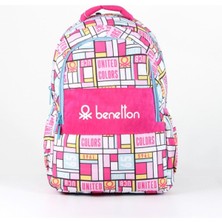 Benetton Okul Çantası - 76110 Pink