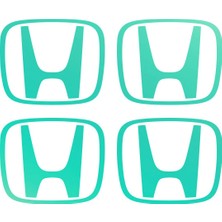 Ipg Honda Accord Civic Crv Crz Ridgeline Odyssey Için Jant Logosu Sticker Set (Logo :2.25 Inch (5.71 Cm) / Jant Kapak Çapı: 2.75 Inch) (Açıklamayı Okuyunuz)