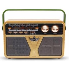 Coverzone Retro Radyo Taşınabilir Bluetooth Speaker ve Hoparlör Ahşap Kaplama Kumandalı Klasik Antika Tarzı Iç ve Dış Mekan Multiband USB Girişli Dekoratif Klasik Radyo CV-5070BT