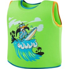 Speedo Printed Float Vest Iu Green/blue Can Yeleği