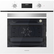 Silverline BO6502W02 - CS5364W01 - 3457 Soho 80 Beyaz Cam Ankastre Set