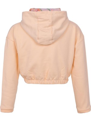 Brz Kids Kız Çocuk Crop Sweatshirt Pantolon Takım