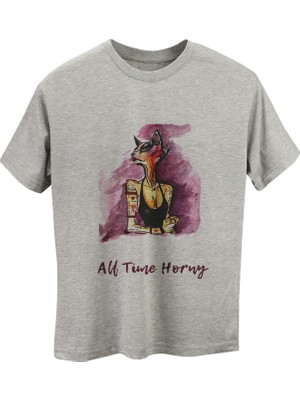 Aten Wear Oversize Bisiklet Yaka Basic Kısa Kollu Tişört