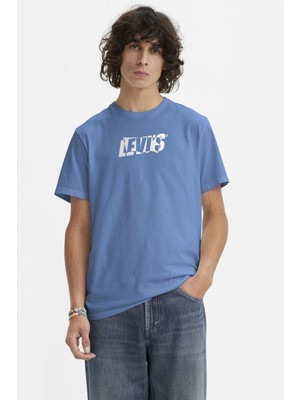 Levi's Baskılı Bisiklet Yaka % 100 Pamuk Regular Fit T Shirt Erkek T Shirt A2823