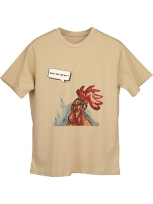 Aten Wear Oversize Bisiklet Yaka Basic Kısa Kollu Tişört