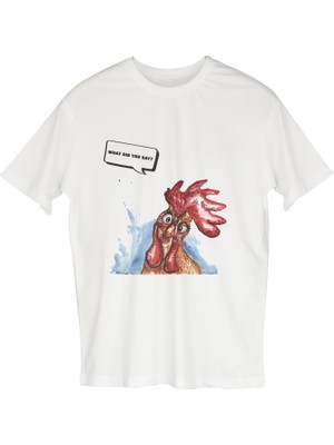 Aten Wear Oversize Bisiklet Yaka Basic Kısa Kollu Tişört