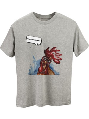 Aten Wear Oversize Bisiklet Yaka Basic Kısa Kollu Tişört