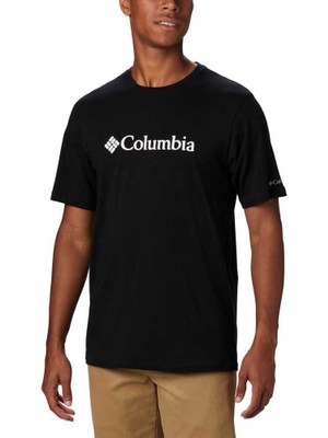 Columbia Csc Basic Logo™ Shirt Erkek Tişört Siyah Buyuk Logo