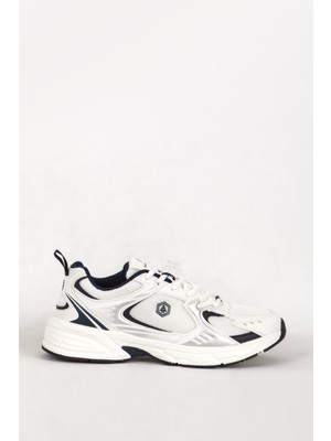 Hammer Jack Songa Erkek Spor Ayakkabı Beyaz - Lacivert Düz Taban ile Rahat Tasarım 23144M