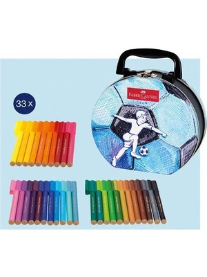 Faber-Castell Faber Castell Eğlenceli Keçeli Kalem Futbol Topu