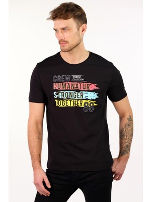 Ar-ma Erkek Büyük Beden Bisiklet Yaka Tişört Y22374868101