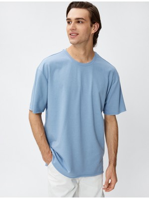 Koton Basic Tişört Bisiklet Yaka Kısa Kollu Pamuklu