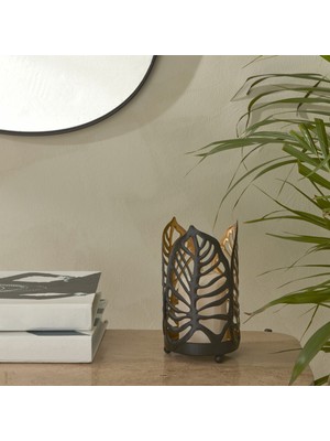 Karaca Home Timber Mumluk 9.5X9.3X16 cm Metal