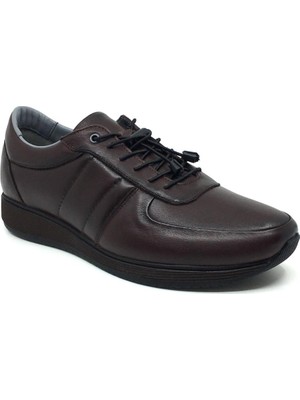 Lisans %100 Hakiki Deri Tam Ortopedik Erkek Yürüyüş Yazlık Akıllı Bağcıklı  Yeni Sezon Ayakkabı