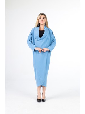 Feminist Bebe Mavi Arda Kimono 0107125.449